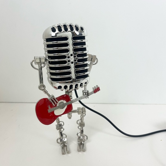 Steam Punk Microphone Man Light Decor Night Light - Picture 2 of 12